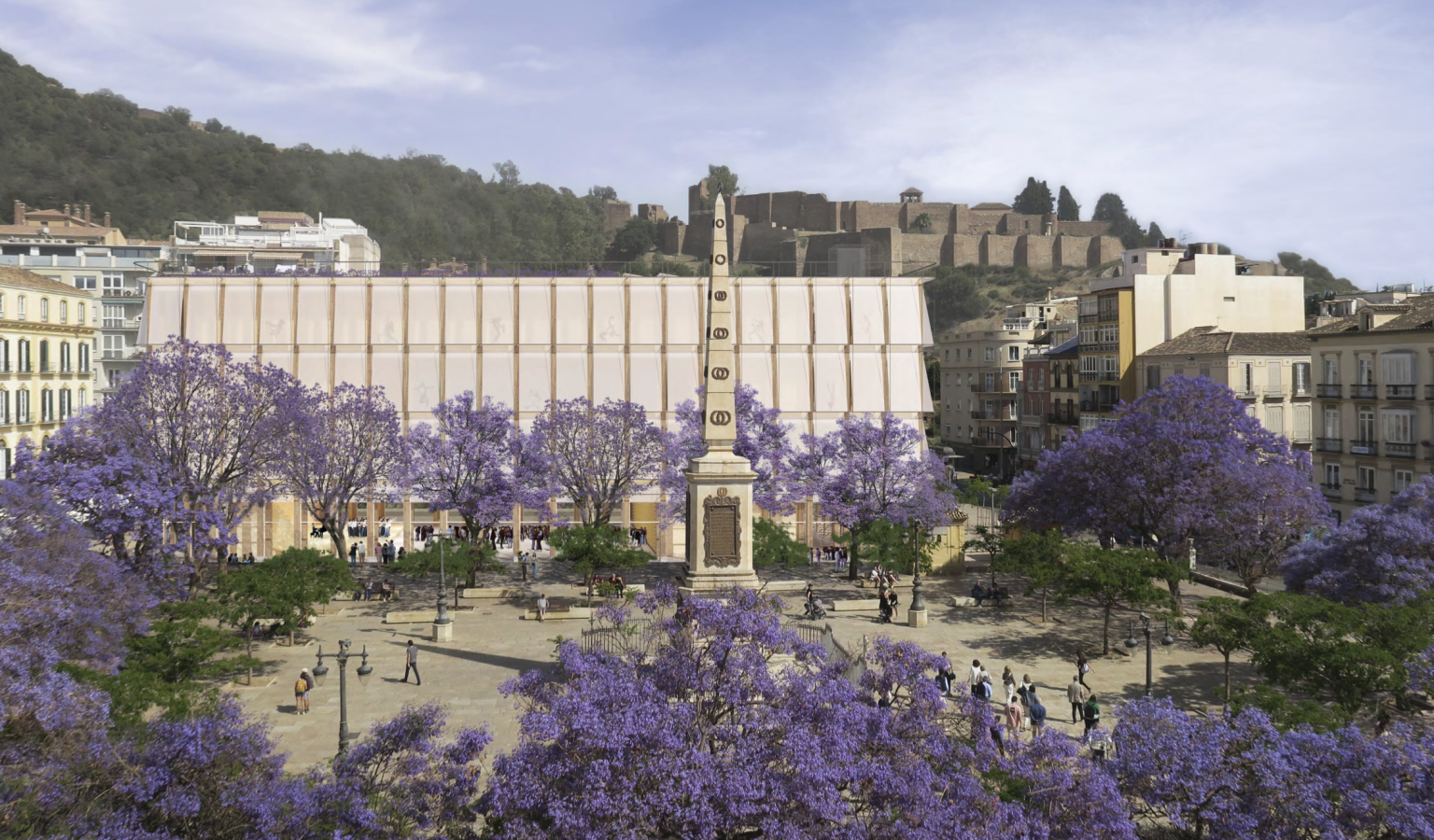 Vista desde la plaza de la merced